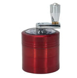 Zinc Alloy 40mm Four Layer Hand Crank Multifunctional Four Layer Spice Grinder Labor Saving Compact Kitchen Tools