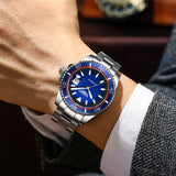 GUANQIN Men's Watches Brand Luxury NH35 Automatic Watch For Men Mechanical Wristwatches Stainless Steel Waterproof reloj hombre