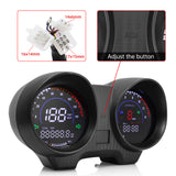 2023 New Digital Dashboard Speedometer Odometer RPM Meter LED Display Brazil CG150 for TITAN150 Fan150 Motorcycle