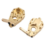 Brass Portal Drive Axle Housing Steering Knuckle Caster Block Set For 1/10 RC Crawler Traxxas TRX4 TRX6 Upgrade Parts