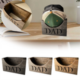 Rustic Wooden Holder Display Stand, Hat Storage Rack for Baseball Caps, Home Office Decoration Gift A