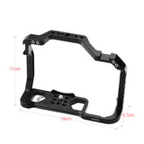 Andoer Aluminum Alloy Cage for Canon EOS R5 R6 DSLR camera w 1/4 Inch Screw Holes Dual Cold Shoe Mounts Camera Video Rig