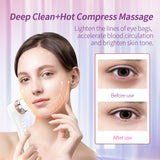 Home Cold Hot Eye Wand Massager Eye Facial Massage with Heat &amp; Vibration Dark Circles Eye Puffiness Lip Fine Line Tool