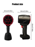 1100W Gun Turbo Jet 1600g Thrust Handheld Violent Fan Rechargeable Car Wash Snow Removal Air Dryer for Makita