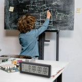 Big Digital Countdown - 999 Days Count Down Clock Timer for Graduation Lab Kitchen (Black)