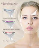3 Colors LED Photon Therapy Skin Care Neck Anti Wrinkle Reduce Double Chin EMS Tighten Beauty Device Facial Neck Lift Massager