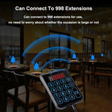 Restaurant Pagers Wireless Calg System 10 Vibrator Coaster Buzzer Beeper Receivers Queuing For Coffee Food Truck Bar Hotel