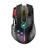 X6 Wireless Rechargeable Gaming Mouse Dual Mode Wired Mechanical Mouse 12000 Dpi
