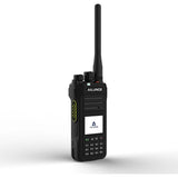 HA1G black GMRS walkie talkie [Type-C charging cable+landline charger/IP67]