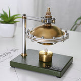 UFO Spin Suspension Hot Air Stirling Engine Motor Steam Heat Electricity Generator Machine Education Model Toy Kits