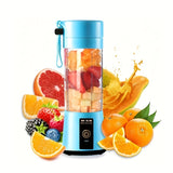 1pc Electric Mini Blender Portable Household Mixer, 6 Blades, Electric Mini USB Charging, Portable Juicer For Shaking Juice