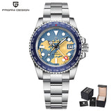 PAGANI DESIGN GMT NH34 Luxury Men Mechanical Wristwatch Ceramic Bezel Waterproof Automatic Watches Men's Business Reloj Hombre
