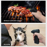 130000 RPM Mini Turbo Jet Fan Violent Turbofan USB Rechargeable Brushless Motor 52m/s High Speed Duct Blower