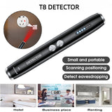Latest T8 Wireless RF Signal Anti-spy GSM Finder Wiretapping Scanner Anti Candid Mini Camera Detector Micro Cam