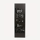 1pc Umbrella Stand, Metal Umbrella Storage Holder, Letter Hollow Elegant Umbrella Stand Home Hotel Office Umbrellas Rack