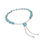 Temperament Austrian Crystal Adjustable Bracelet Hand Ornaments For Girlfriends' Birthday Gifts