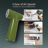 Mini Jet 110000RPM Brushless Motor Handheld Duct Fan High-Performance Turbo Electric Blower 200W High Power Air Duster