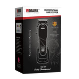 NEW WMARK NG-407 with Charge Stand Transparent Style Professional Rechargeable Clipper Cord & Cordless Hair Trimmer