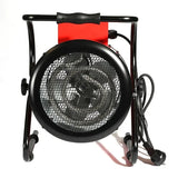 3KW 5KW 9KW Electric Fan Heater Industrial Warm Air Blower Dryer For Planting Greenhouse Worhop Heating Home