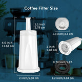 2/4pcs Replacement Water Filter Compatible With Breville Barista Touch Espresso Machine BES880, Barista Pro