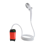 3600/4800/7800mAhPortable Camp Electric Shower Pump IPX7 Waterproof with Digital Display for Camping Hiking Travel