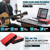 4i4 3rd Gen 4 in4 Out USB Audio Interface Recording Sound Card For Guitar Bass Microphon