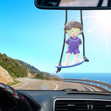 Pendant Decoration Boy Swinging Automotive Interior Hanger Decorations Car Rearview Mirrors