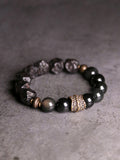 Hand Shaped Ebony Mixed With Obsidian