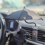 Compact Screen Phone Shade Portable Anti-uv Sun Umbrella Mobile Phones with Car for Outdoor