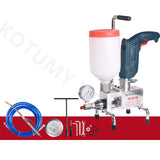 910/1100W 220V Epoxy injection pump Epoxy/Polyurethane Foam Grouting hine Steel Hose Concrete Repair Crack