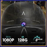 Helmet Action Camera 1080P@30FPS Bicycle Motorcycle Helmets Cameras Anti-shake Built-In 1300mah for Outdoor Cycg