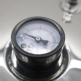 Updated Version Dental Lab Denture Curing Sterilizing Pneumatic Polymerizing Pot with Pressure Gauge