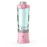 Portable Electric Juicer Fruit Mixers 600ML With USB Rechargeable Smoothie Mini Blender Multifunction hine Kitchen