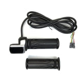 Biking Outdoor Handle Handlebar 1Pair 6 Wire ABS+Rubber About 300g Black Throttle Grip Electric Bicycle