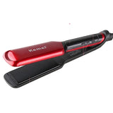 Family Dedicated Kemei Electric Hair Straightener Hair Straightener And Curling Iron With LCD Screen