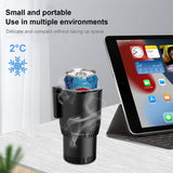 Summer Use Mounted Vehicle Holder DC12/24V Fast Refrigeration Can Rack Colding Coffee Cup for Car Track