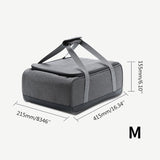 Portable Lunch Bag Thermal Insulated Picnic  Storage Bags Shoulder Lunch Box Tote Travel Picnic Handbag NEW