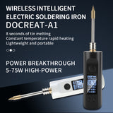 75W Electric Soldering Iron with Digital OLED Screen - 8S Tin Melting, Constant Temperature, Rapid Heating, 3 Heads