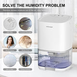 Portable Dehumidifier - Mute Moisture Absorber for Home, Office, and Kitchen