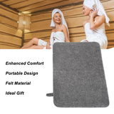 Felt Cusion Water Absorption SPA Heat Insulation Mat for Sauna Bath House Shower Room