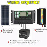 220V Solar Power System 30W Solars Panel+1000W Inverter with Controller USB Charging Kit for Home Grid Camping Hiking, Traveg