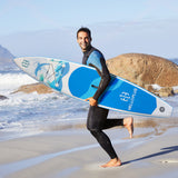 3.5m Iatable Stand Up Paddle Board PVC Surfboard Adults-Stable Versatile Portable for Surfing Racing Fishing and Yoga