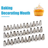 Cake Decorating Mouth Set Baking Supplies Sets Baking Tools Kit 236 Pcs With Three-layer Storage Folding Box Gift