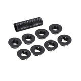 1Pcs for FUTABA Remote Control JR / Gear Toggle Switch Accessories 8Pcs Aluminum Alloy Nut Black