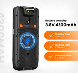 Handheld PDA 1D 2D Honeywell Barcode Scanner QR Code Reader Data Collector Terminal for Inventory Warehouse 4G GPS Android 8.1