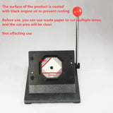 50x50mm Square Refrigerator Soft Magnets Fridge Sticker Making hine With 100Pcs Badge Parts And Paper Cutter