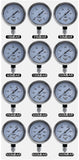 air gauge 16mbar 25mbar 50mbar 60mbar 100mbar 1000mbar adjustable manometer Calibratable mbar pressure meter with tube