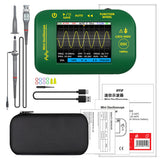 OT2 Mini Digital Portable Oscilloscope 10MHz Signal Generator Waveform Output 48MSa/s Sampg Rate Electronics Repair Tools
