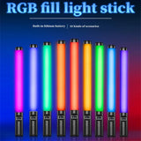 Photography Lighting Stick RGB Handheld LED Light Wand USB Rechargeable 3000-6000K Home Party rgb Fill Lights Flash Lightings