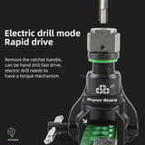 ST-809AM ST-R806A Air-conditioning Copper Pipe Maintenance Eccentric Tube Tool Ratchet Flashlight Dual-purpose Expander